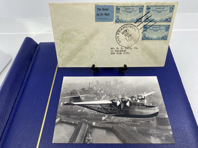 #ad FIRST Flight Pan American trans pacific Nov. 22 1935 FDC to New York City $50.00