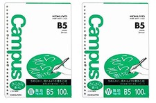 KOKUYO Campus B5 Loose-Leaf Paper Plain 200 Sheets Smooth Writing No-837WEN