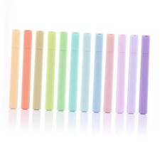 - Aesthetic Bible Highlighters No Bleed, Cute Pastel Highlighters, 12 pcs Soft