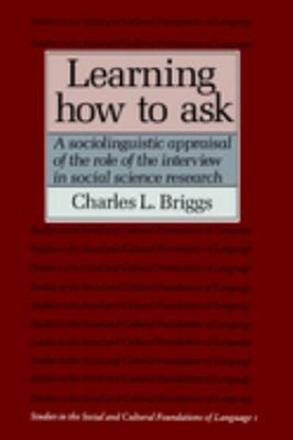 Learning How to Ask : A Sociolinguistic Appraisal of the Role of