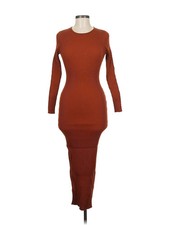 Minkpink Women Brown Casual Dress M