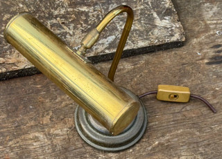 Vintage Brass Desk Work Light Lamp Project