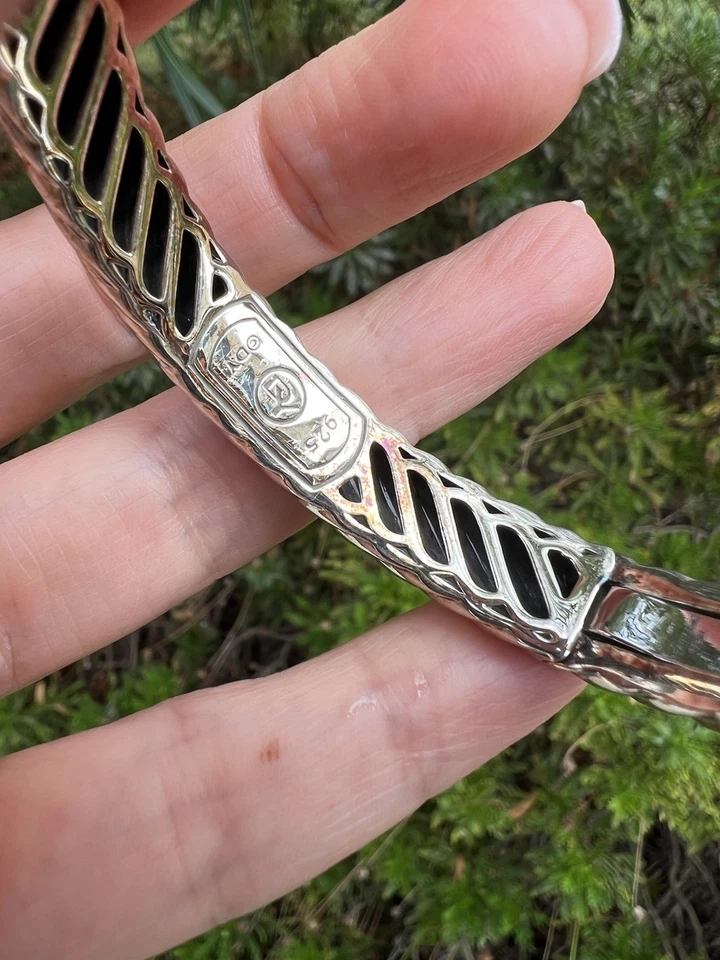 Pulsera David Yurman de plata de ley citrino Waverly Foto 3 de 4