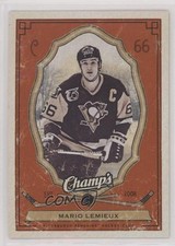 2009-10 Upper Deck Champ's Red Mario Lemieux #80 HOF x6g