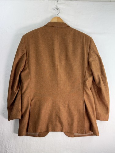 Copley Blazer Mens 40S Brown Silk Sport Coat Jacket Made in Canada Classic Lined - Picture 7 of 13