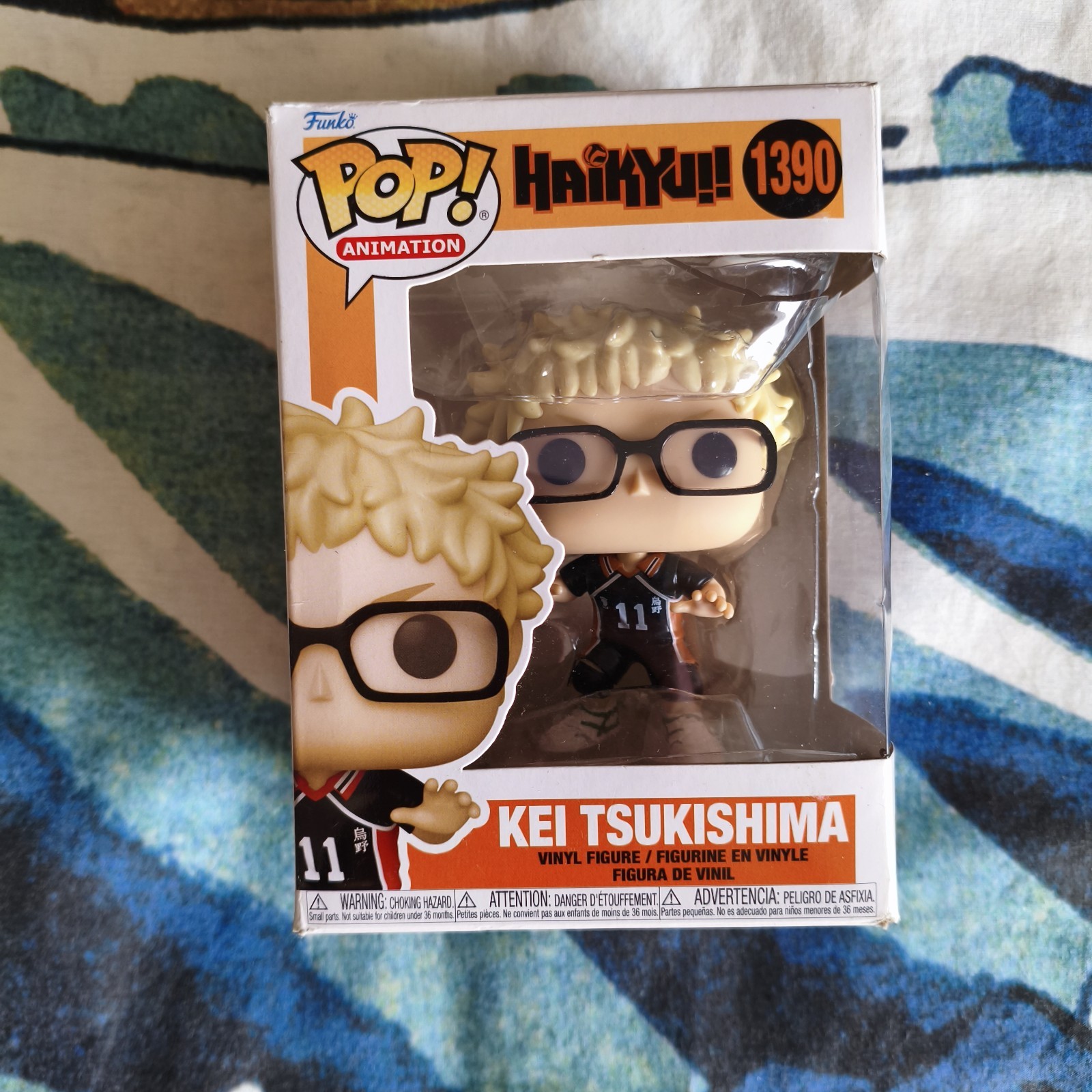 Funko Pop! Kei Tsukishima #1390 Haikyuu!! Vinyl Figure Anime Collector