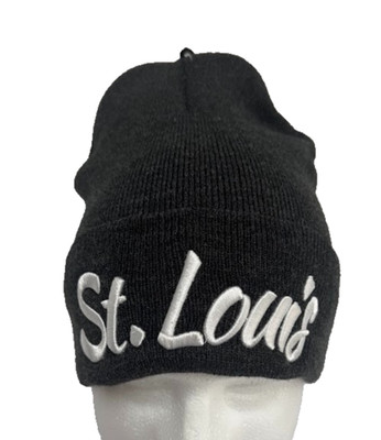 St. Louis Missouri Coliseum Knit Beanie Hat   Gray   NCAA Snow Ski Winter Cap