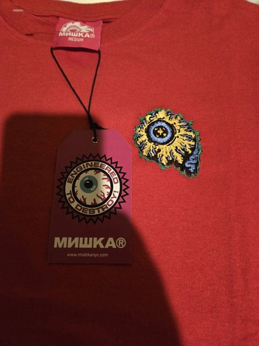 New Mishka NYC MNWKA BMX Bicycle Size Medium Red Embroidered Front - Picture 2 of 8