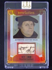 2025 Eternal Revelation Martin Luther History Relic /99