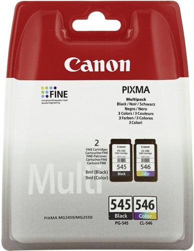 8x Canon PG-545/CL-546 Tintenpatrone Schwarz Cyan/Magenta/Gelb Druckerpatrone