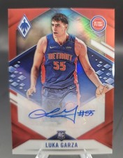 2021-22 Panini Chronicles - Phoenix Rookie Auto Luka Garza #PRA-LUK Red (AU, RC)