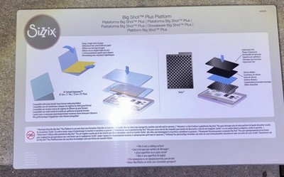 Sizzix Big Shot Plus Platform 660583 Embossing Base Cutting Machine Pad