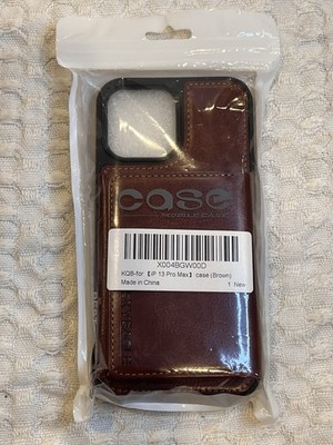 Sky Eagle Faux Leather iPhone 13 Pro Max Case With Attached Wallet