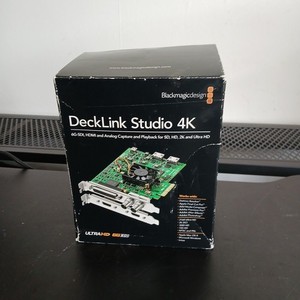 Karta Blackmagic DeckLink Studio 4k HDMI SDI PCIe **Przeczytaj opis**