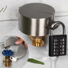 Outdoor Faucet Lock Water Spigot Lock Metal Hose Lock for Garden Water Theft