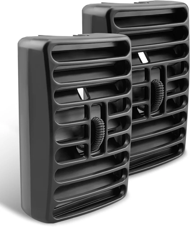 2 вентиляционных отверстия для боковой приборной панели жалюзи водитель или пассажир для Jeep Wrangler TJ 97-06 - Изображение 3 из 4