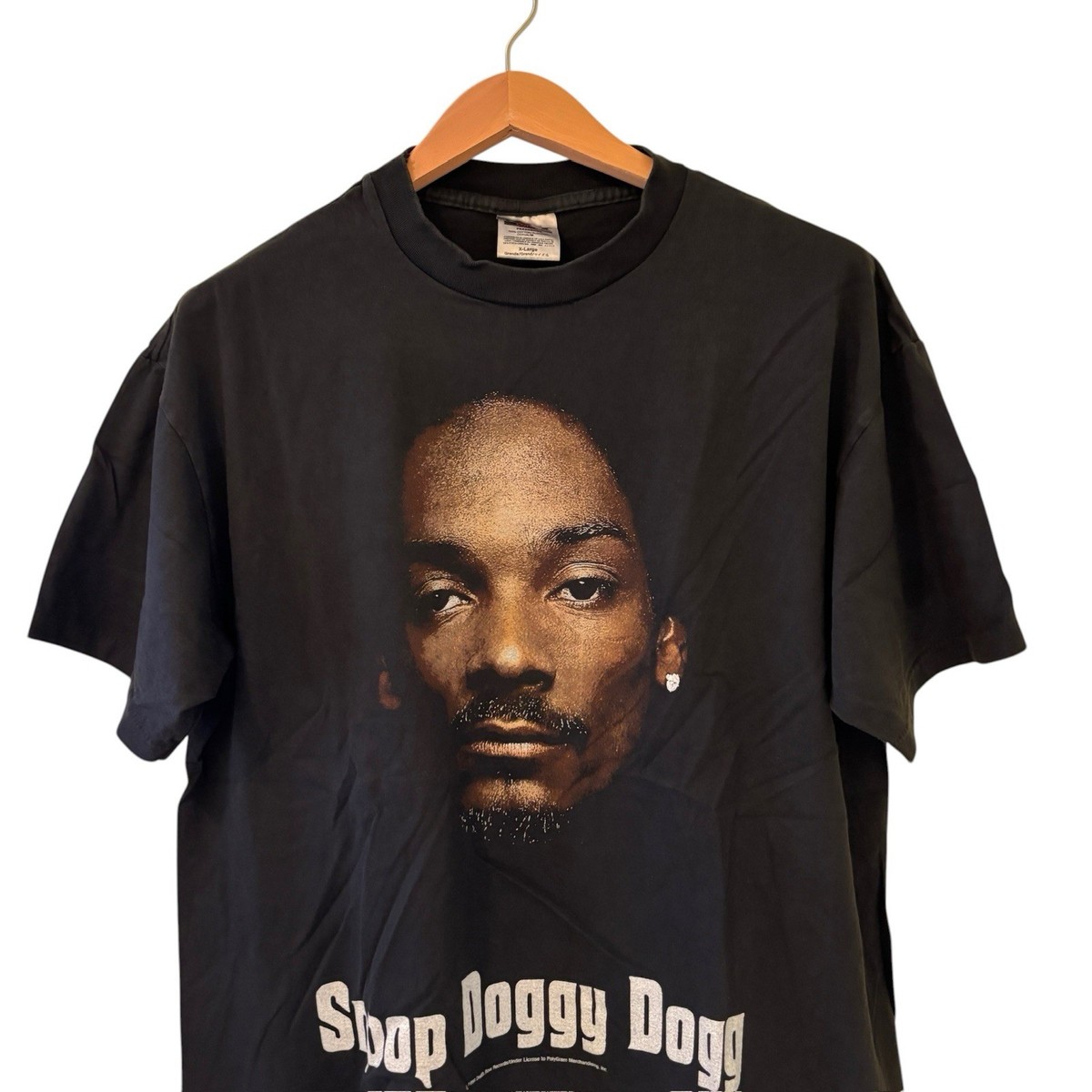 1996 Snoop Doggy Dogg Tha Doggfather Rap Single Stitch T-shirt