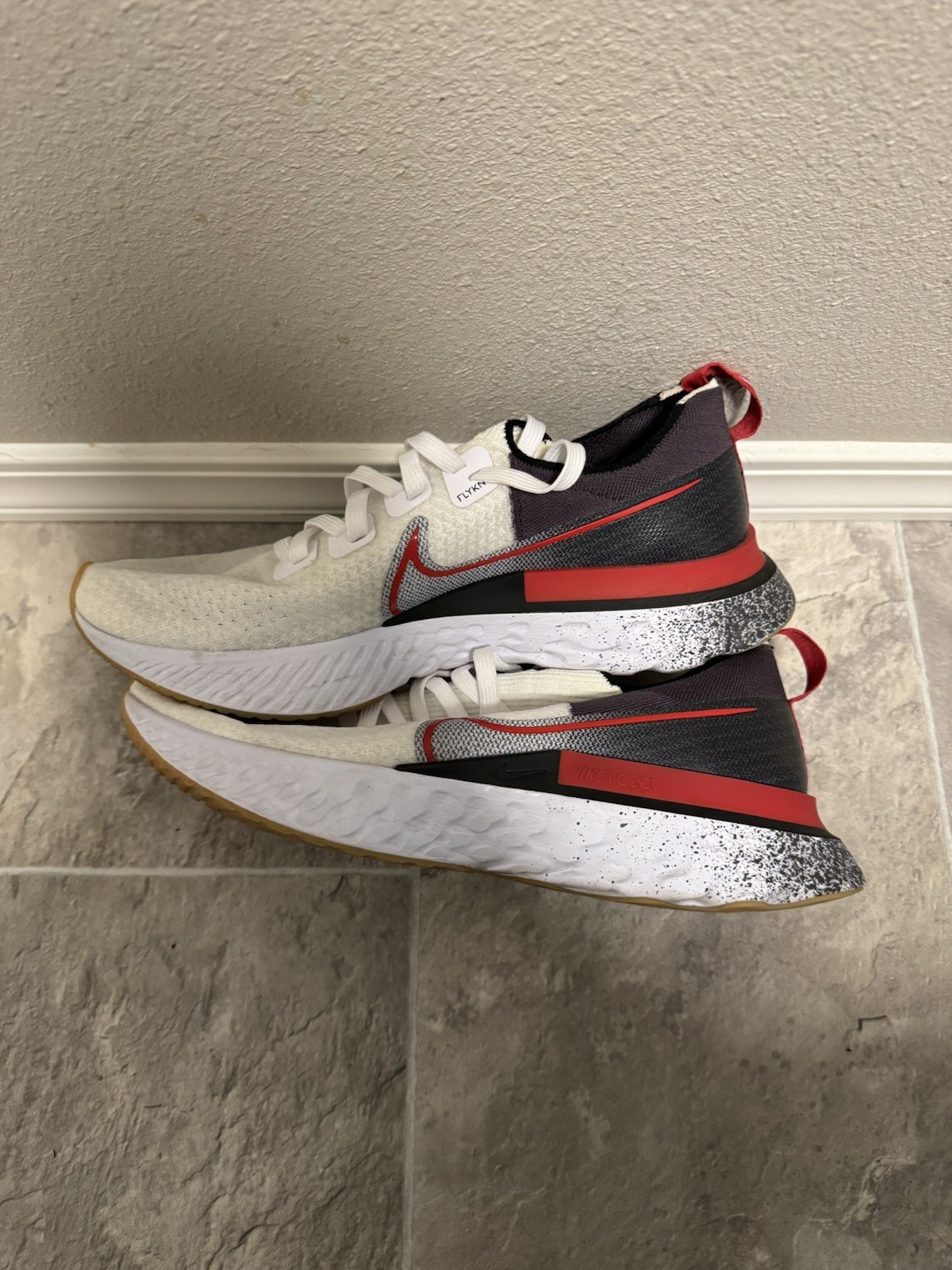 Nike React Infinity Run Flyknit 'White University… - image 3