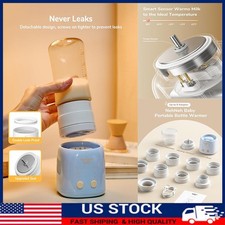 Portable Bottle Warmer On The Go Includes 9 Brand Adapters Fast Heating