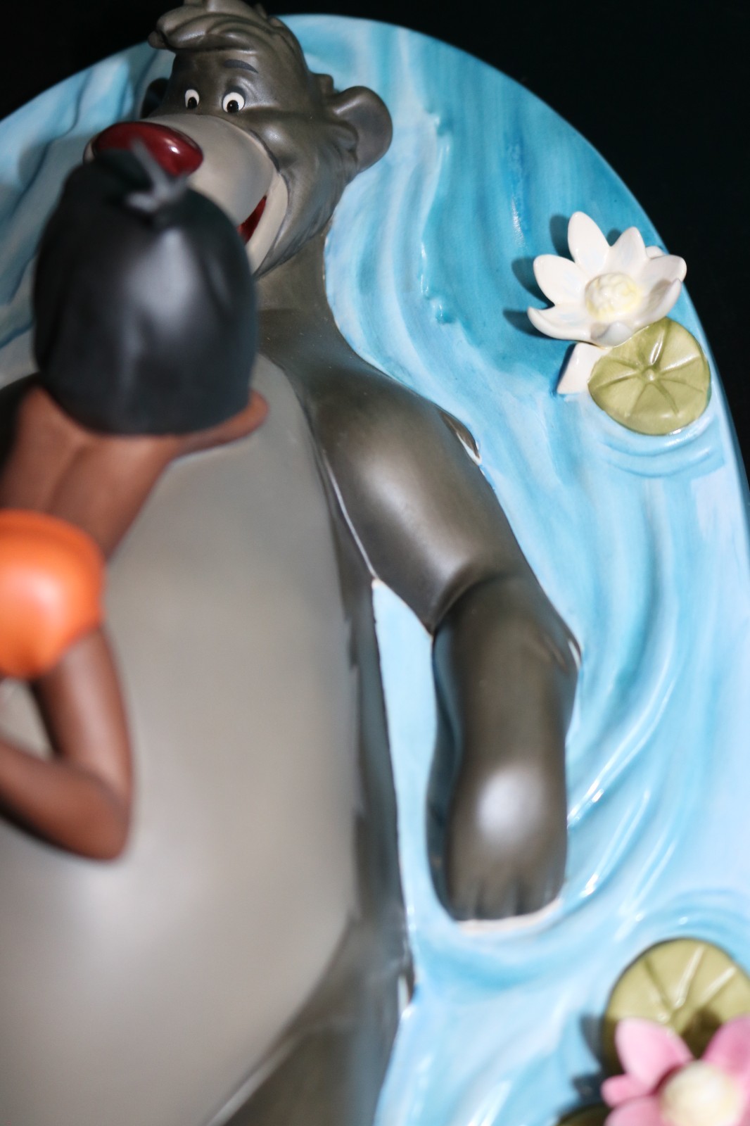 WDCC The Jungle Book’s Baloo & Mowgli “Jungle Harmony” w/ Lithograph New in Box