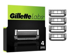 Image of 🔥GILLETTE LABS RAZOR BLADE REFILLS PACK OF FOUR ! ! ! GENUINE 🔥 UK STOCK 🔥