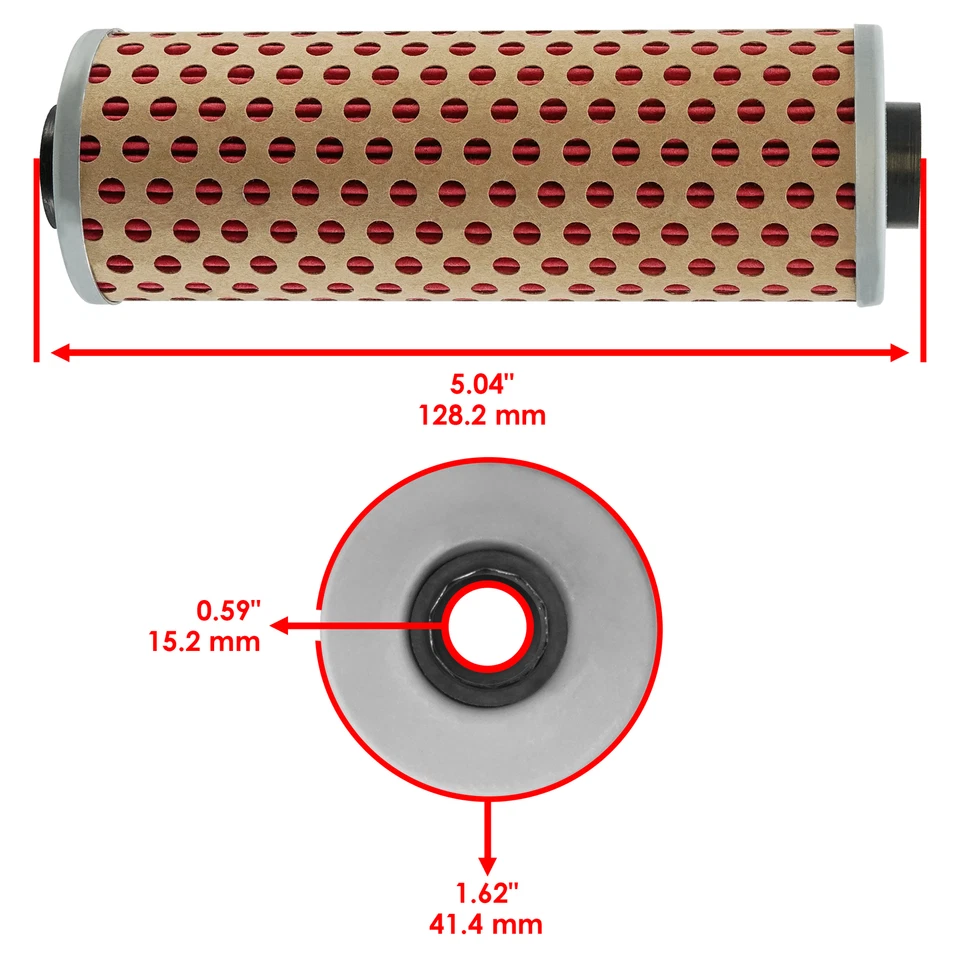 Filtro de aceite para BMW R100Gs R100R R100Rs R100Rt 1000 1985-1996 Foto 2 de 4