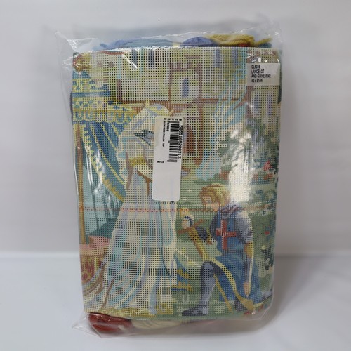 New Glorafilia Needlepoint Lancelot and Guinevere Pillow Top GL6016 Tapestry Kit