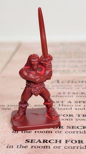 Vtg Hero Quest 1990 - Parts - Lot of 4 Heroes w/ cards - COSMETICALLY FLAWED - Picture 10 of 16