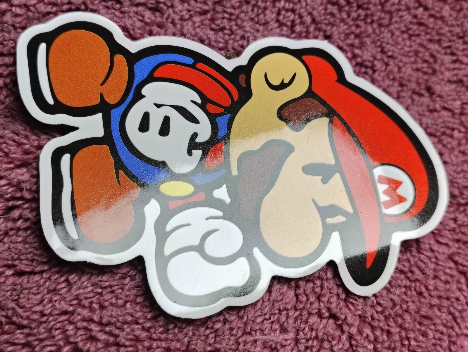 Mario Sticker Decal Cartoon Super Mario Bros - Nintendo 3.25" Shineko