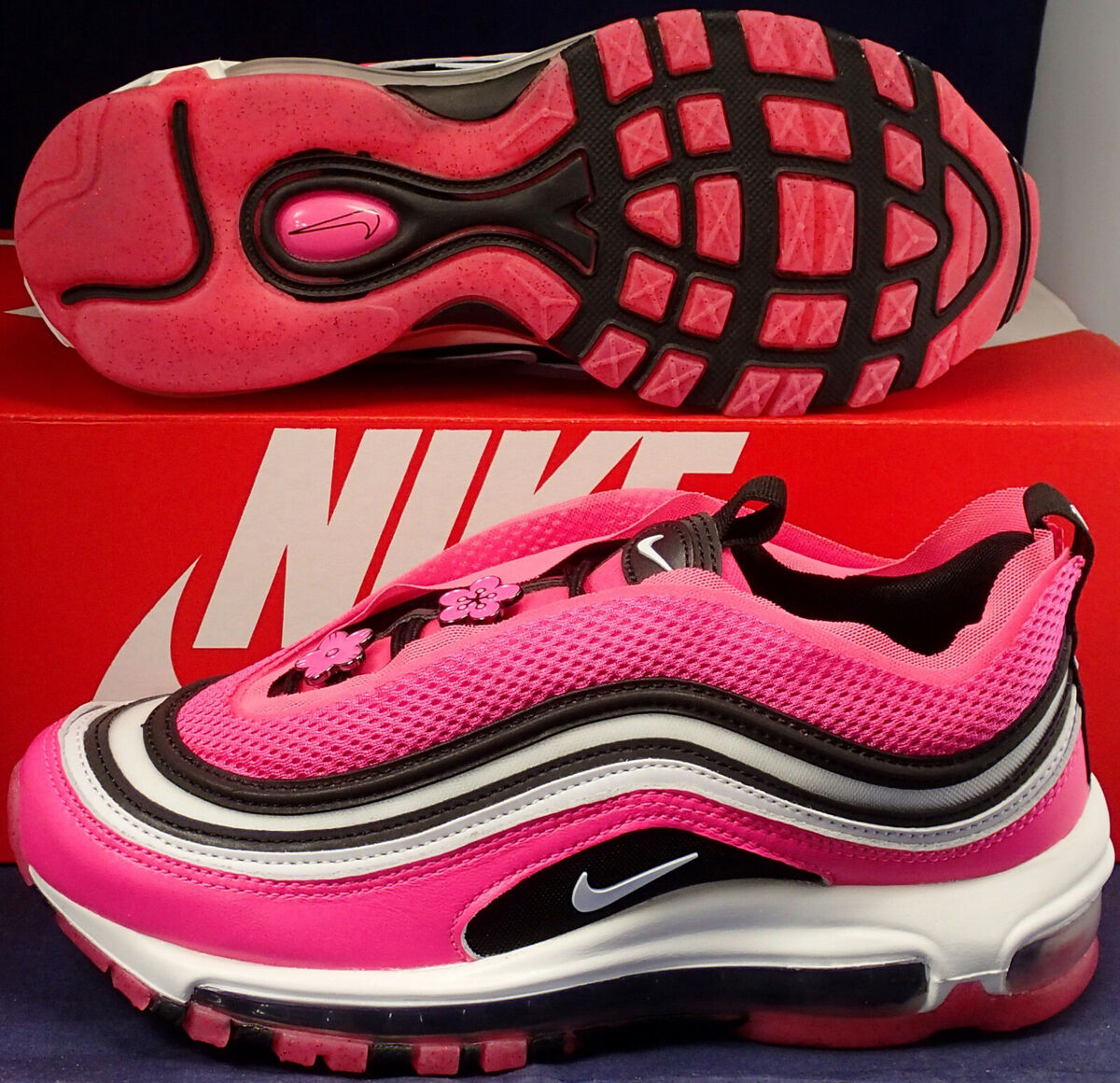 2020 Womens Nike Air Max 97 LX Sakura Pink Blast White SZ 6 ( CV3411-600 )