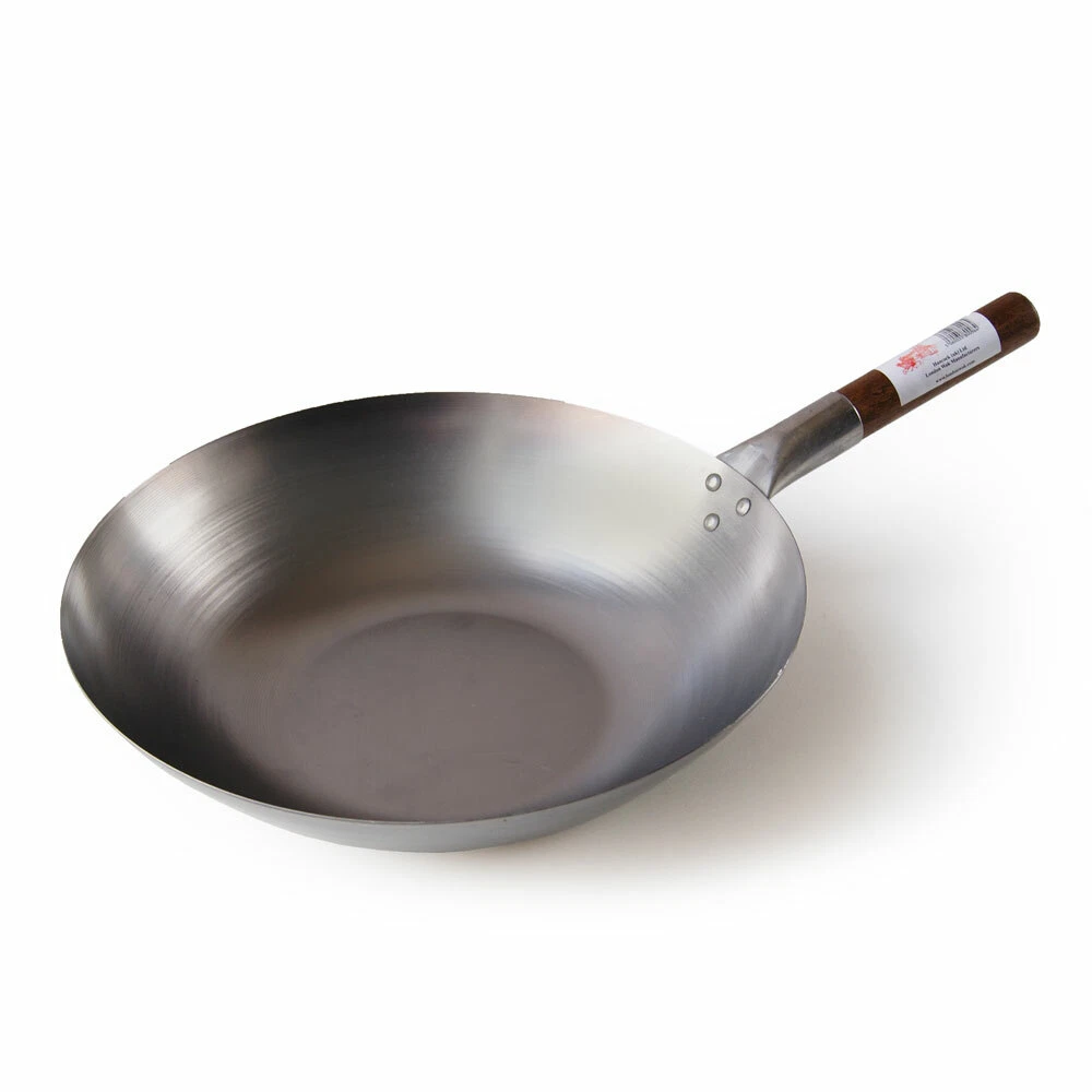 Hancock 14" Flat Based Carbon Steel Wok - Commercial Quality
Opens in a new window or tab