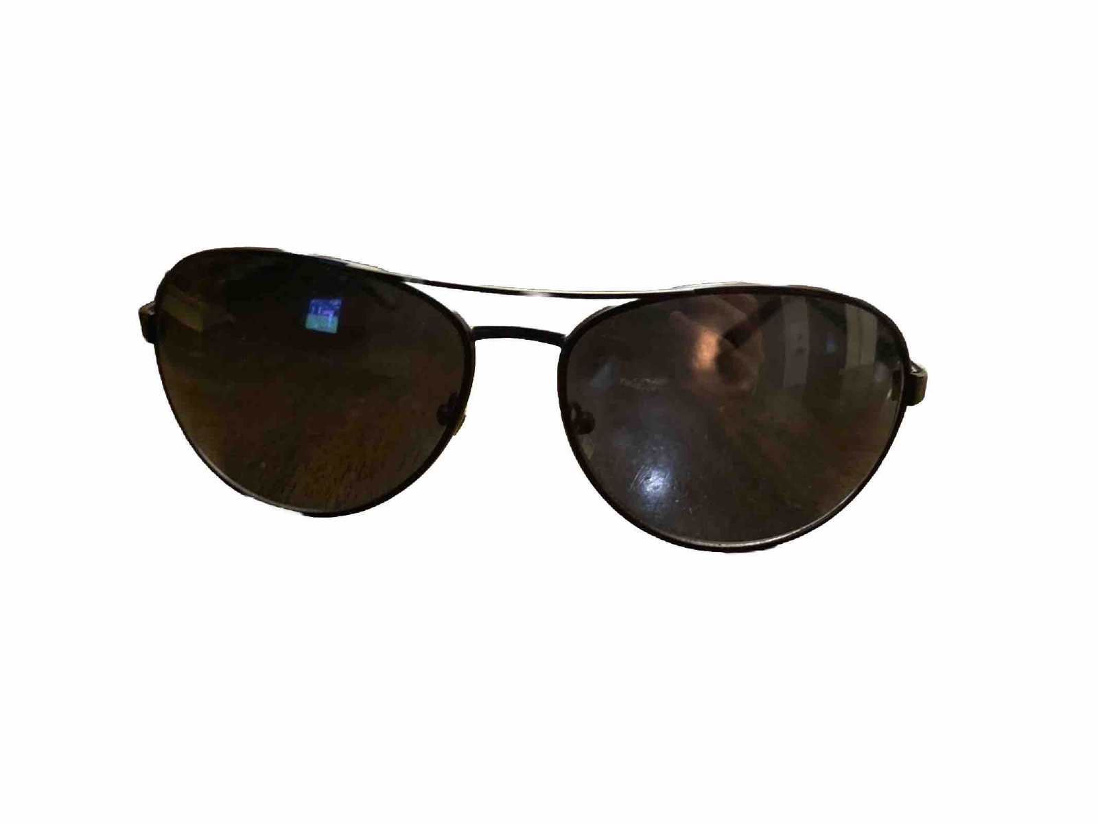 Fossil Aviator Sunglasses MS4760 075 Polarized Pre Owned No Scratches-image