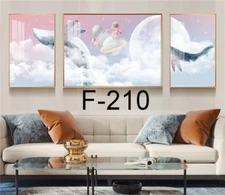SET 3/FULL COLOR Canvas WallArt Print Picture Painting HomeDécor unframed