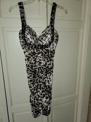 cache leopard print dress