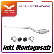 Seat Leon 1.6 75kW (ab 2005) Mittelschalldämpfer Auspuff Mit E-Prüfzeichen
