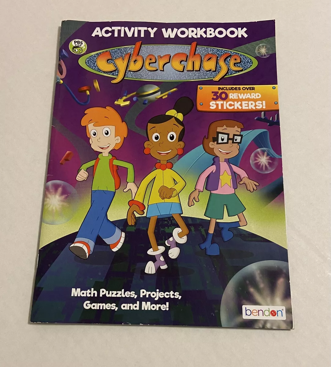 PBS Kids Cyberchase Activity Workbook for Ages 7-11 Includes Rewards  Stickers for sale online