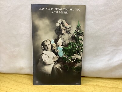 Möge Weihnachten dir alles bringen, was du dir am meisten wünschst, E.J. Hey & Co. Postkarte Anfang um 1900