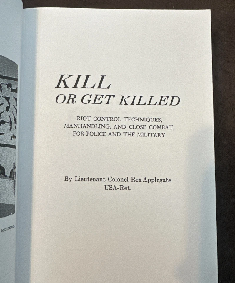 KILL OR GET KILLED By Col. Rex Applegate - Image 4 of 4