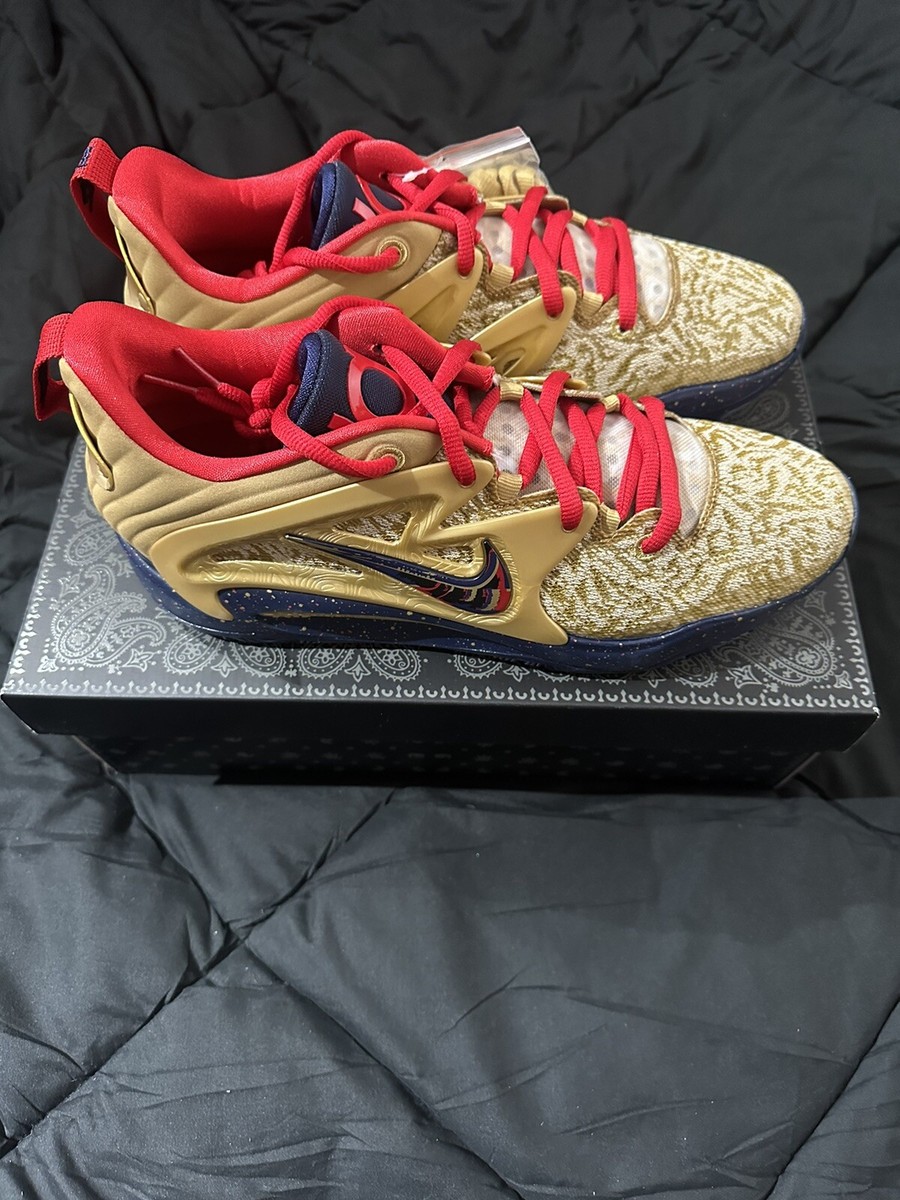 Nike KD 15 Olympics Gold Medal Pearl DC1975-700 Men's Size 6