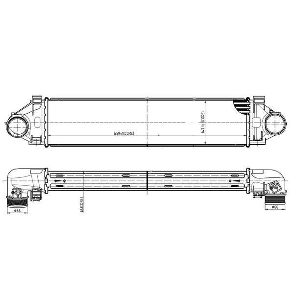 LadeluftküHler LuftgeküHlt Passend FüR Volvo S60 II 134 V60 155 157 156-image