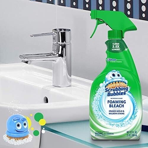 Scrubbing Bubbles Foaming Bleach Bathroom Cleaner, 32oz Spray – (Pack of 2) - Picture 5 of 5