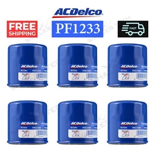 ACDelco Oil Filter GM Original Equipment PF1233 (6 Pack) FREE SHIPPING