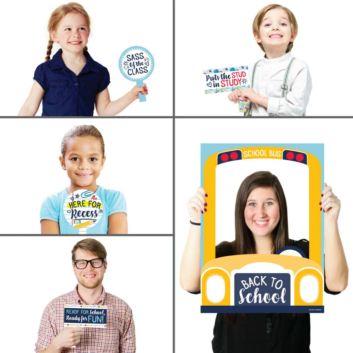 School Bus Photo Booth Frame Back to School Photo Booth Prop