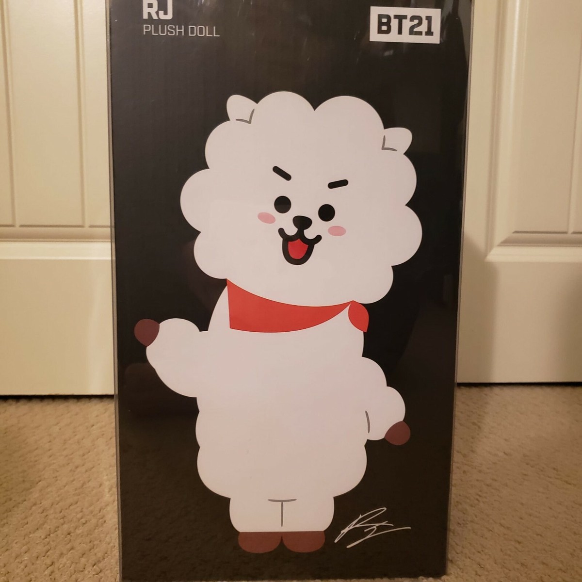 Brand NEW Official BTS BT21 RJ Standing Doll Plush | eBay Brand NEW Official BTS BT21 RJ Standing Doll Plush | eBay