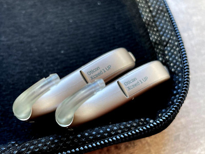 Pair of Oticon  Xceed  1 BTEUPBTE (Behind-The-Ear Oticon), Made for iPhone