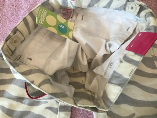 NWT Gymboree Tiger love club 9 velveteen pants vintage cat kitty striped adj - Picture 4 of 5