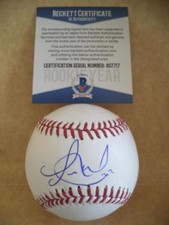 JORGE ALFARO PHILADELPHIA PHILLIES ROOKIE YEAR SIGNED ML BASEBALL BECKETT R07717