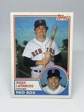 1983 Roger Lafrancois #344 Boston Red Sox Topps Free Shipping