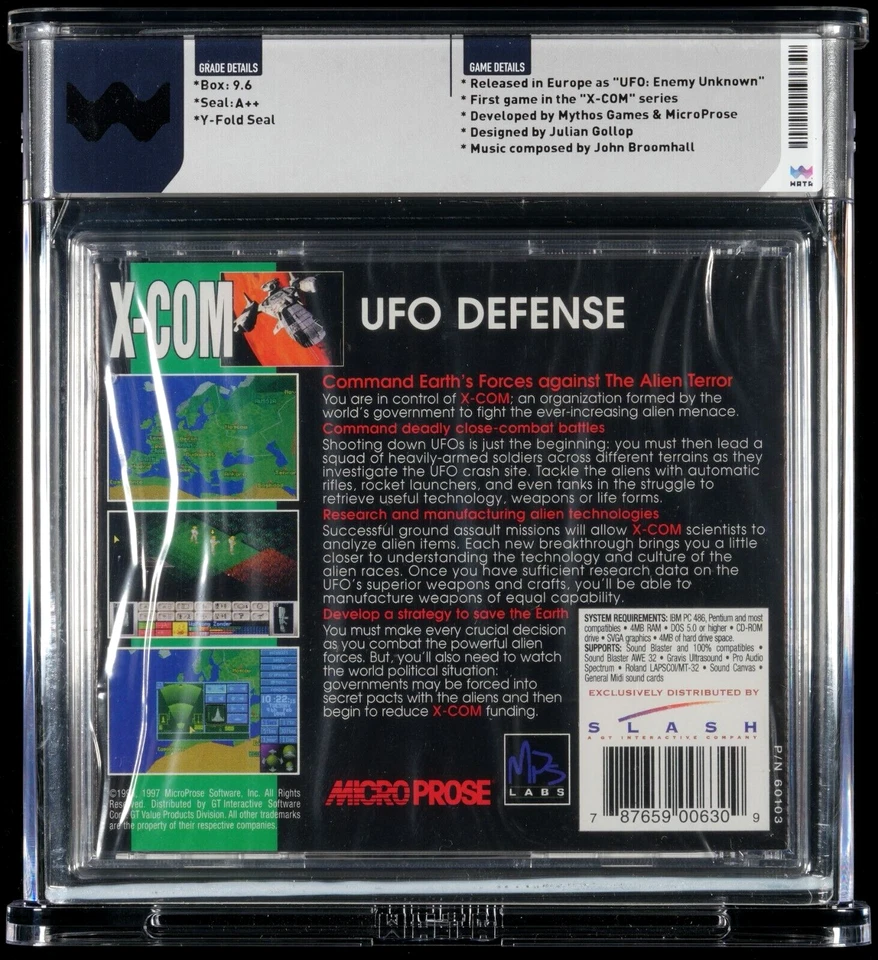 X-COM: UFO Defense, WATA 9.6 A++ - Image 2 of 4