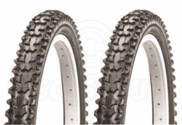 2 Fahrrad Reifen - Mountainbike - 24 X 1.95 - Hochwertig-image